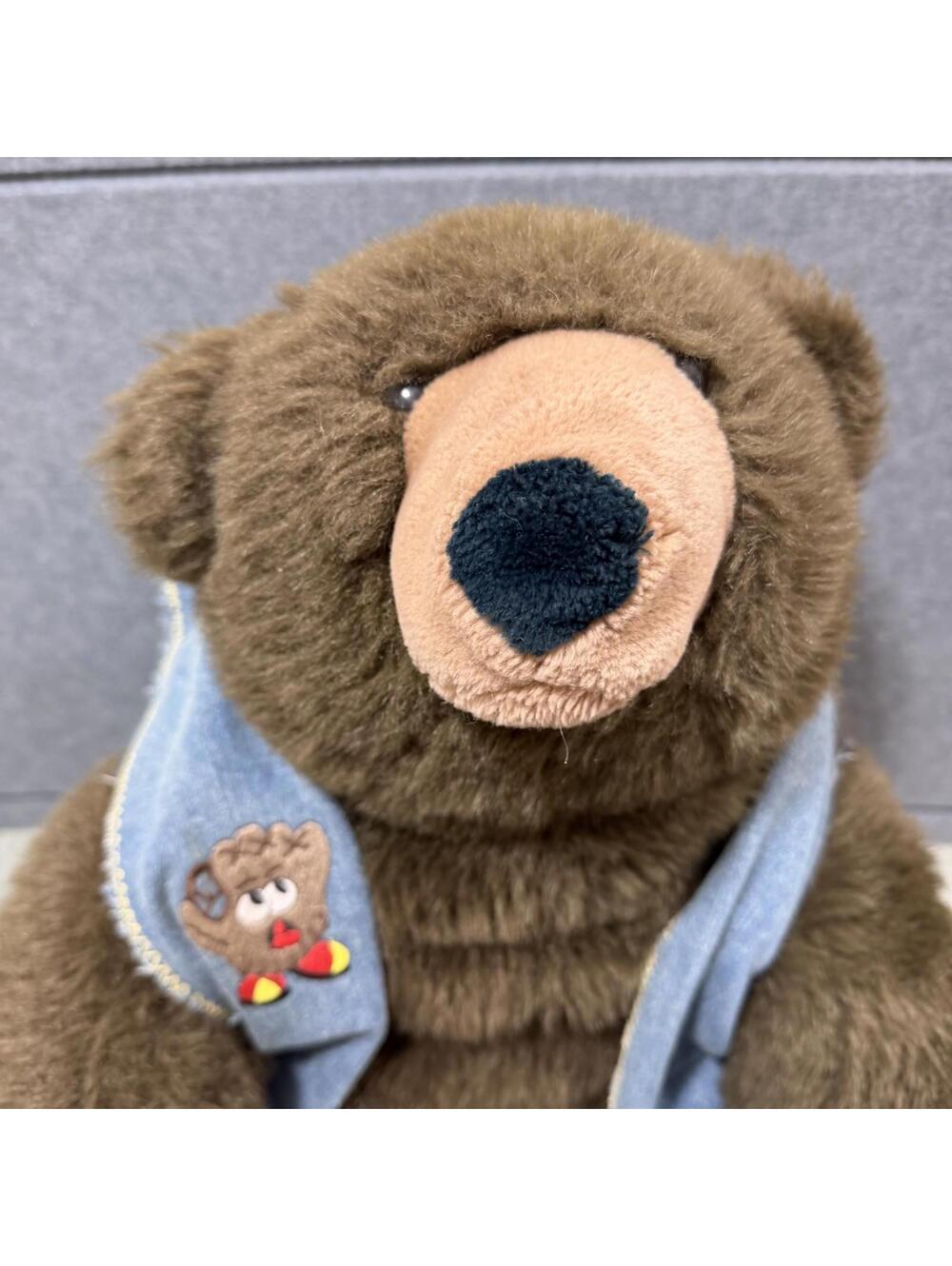 Vtg The Westcliff Collection Bear Brown Plush 18” Sitting Korea Custom Jacket - Picture 2 of 7